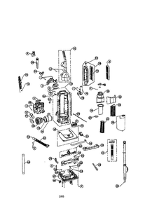 Part Location Diagram of 2690190A00 Dirt Devil Nozzle Cover Assembly